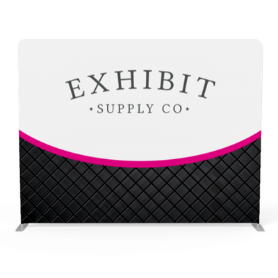 10ft Straight Display - Single Sided, White Back, ...