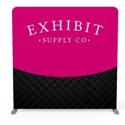 8ft Straight Tension Fabric Display - Single Sided...