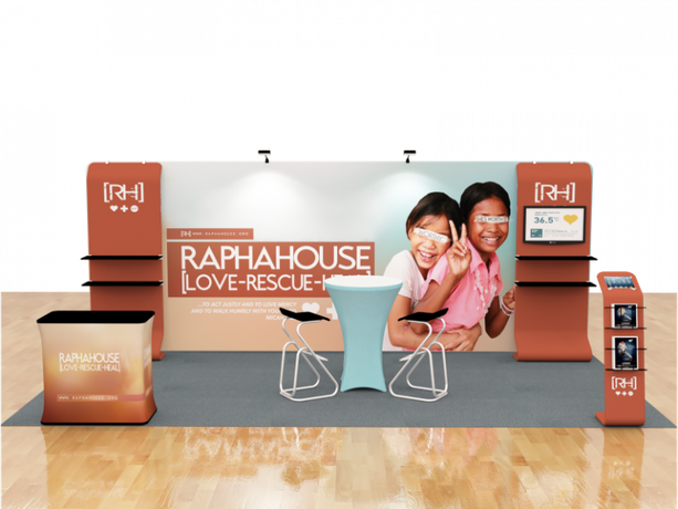 10 x 20ft Portable Exhibition Stand Display Booth ...