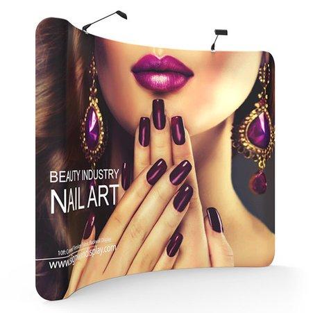 10ft Curved Display - Double Sided, with Hardware